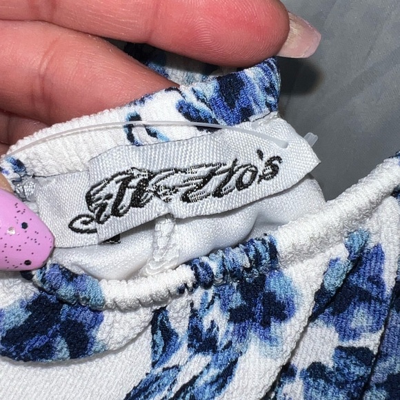 Stilettos Floral maxi dress sz M - Picture 6 of 7